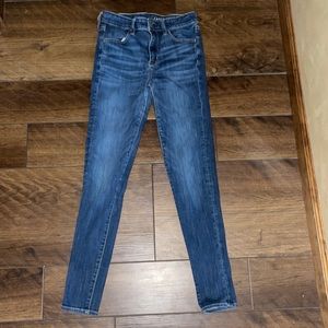 american eagle next level stretch dark wash jeans